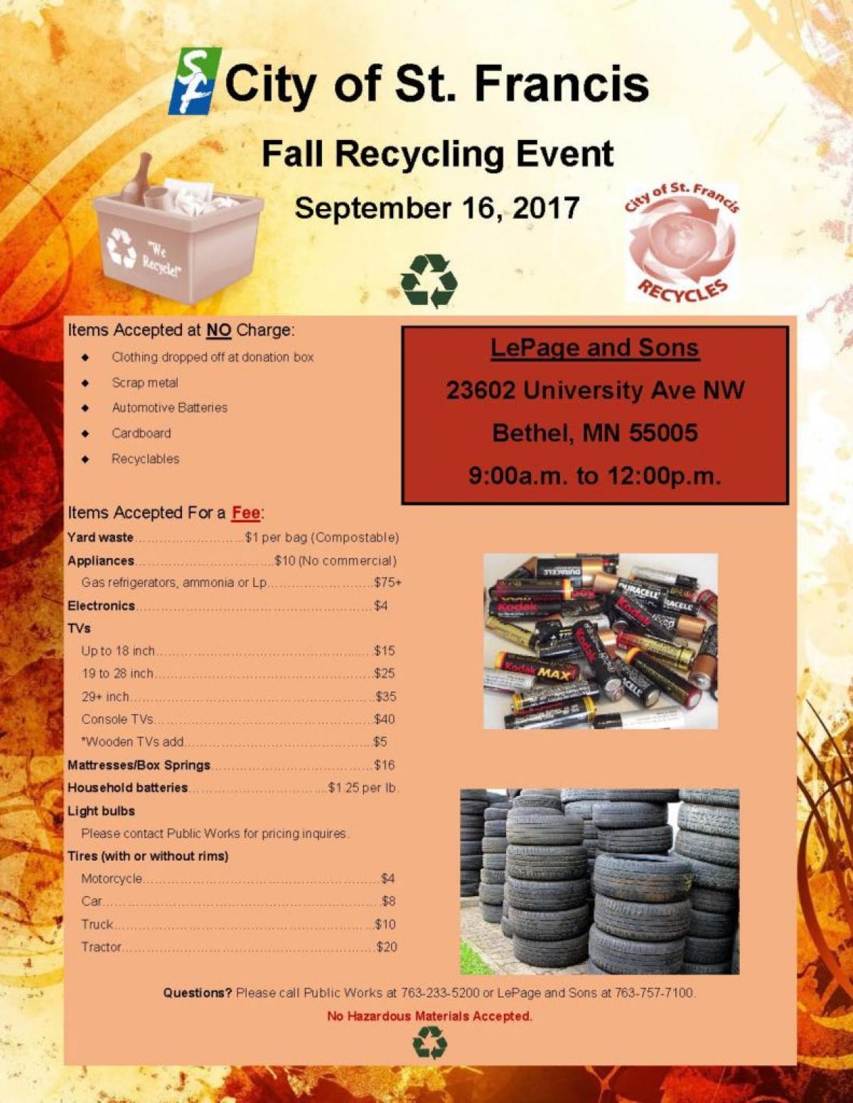 Recycling Flyer 